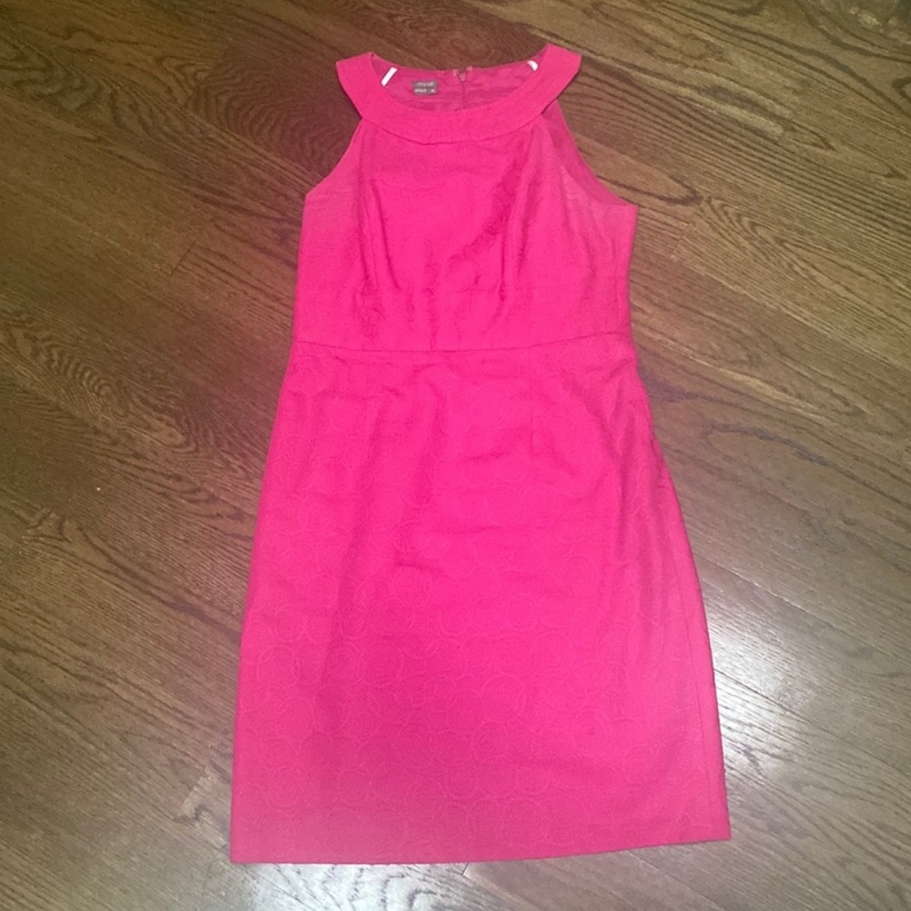 Muse Pink Sheath Midi Dress for Cocktail - Picture 1 of 9
